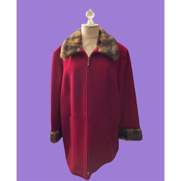 Mario De Pinto Luxurious Wool/Nylon Coat / SZ: 1X / NWT - Picture 1 of 9